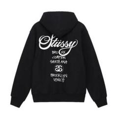 Stüssy World Tour Hoodie ブラック ワールドツアー